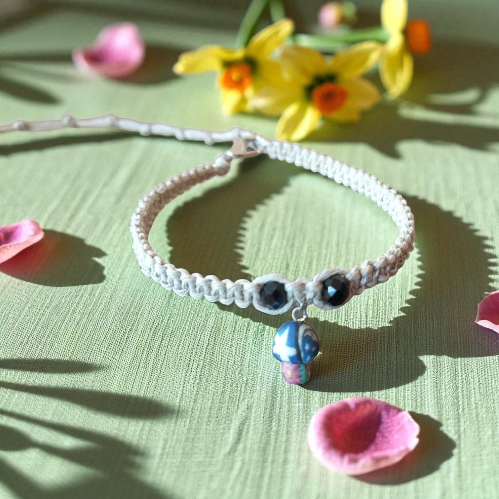 Mushroom Anklet